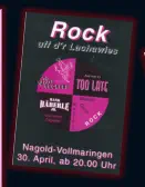 TooLate Lord Sinclair Flyer zu Rock uff dr Lachawies 1997